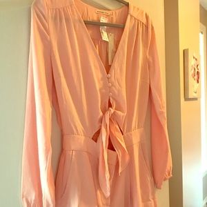Blush Pink Cutout Romper